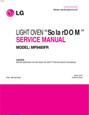 Lg SolarDOM MP9485FR Service Manual