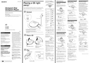 SONY D-E505 Operating Instructions