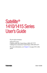 TOSHIBA Satellite 1410 Series User Manual