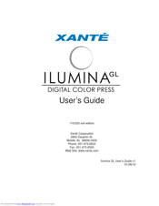 Xante Ilumina GL User Manual