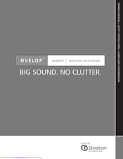 Boston Acoustics Bassett's Nvelop Owner's Manual