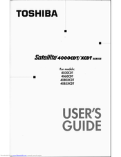 TOSHIBA Satellite 4000XCDT Series User Manual