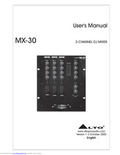 Alto MX-30 User Manual
