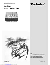 Technics SH-MZ1200 Operating Instructions Manual