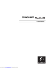 SOUNDCRAFT D-MIX 1000 User Manual