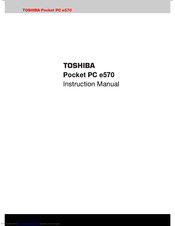 TOSHIBA e570 Instruction Manual