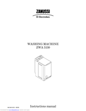 Zanussi Electrolux ZWA 5120 Instruction Manual