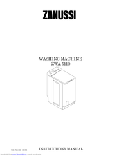 Zanussi ZWA 5110 Instruction Manual