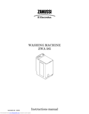 Zanussi Electrolux ZWA 380 Instruction Manual