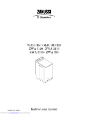 Zanussi Electrolux ZWA 3100 Instruction Manual