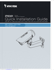 Vivotek IP8361 Quick Installation Manual