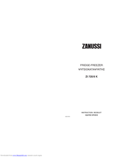 Zanussi ZI 720 K Instruction Booklet