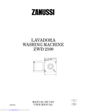 Zanussi ZWD 2100 User Manual