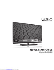Vizio E420i-B0 Quick Start Manual