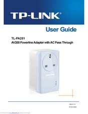 Tp Link TL-PA251 User Manual