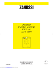 Zanussi ZWF 3100 User Manual