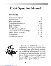 VEXILAR FL-10 Operation Manual