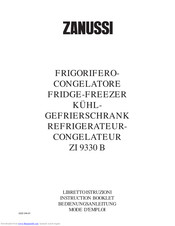 Zanussi ZI 9330 B Instruction Booklet
