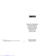 Zanussi ZI 9311 DIS Instruction Booklet