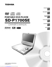 TOSHIBA SD-P1700SE Owner's Manual