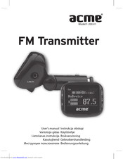 Acme F-200-01 User Manual