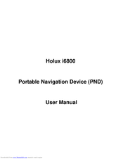 Holux I6800 User Manual