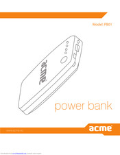 Acme PB01 User Manual