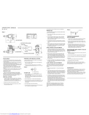 Ys FZ110 Operator's Manual