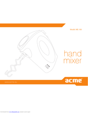 Acme ME-100 User Manual