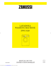 Zanussi ZWG 3128 Instruction Booklet