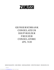 Zanussi ZPL 5120 Instruction Booklet