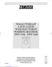 Zanussi ZWF 3122 User Manual