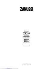 Zanussi ZK69 Instruction Book