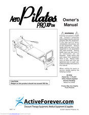Activeforever Aero Pilates Pro XP 556 Owner's Manual