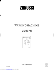 Zanussi ZWG 390 User Manual