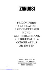 Zanussi ZR 230/2 TN Instruction Booklet