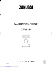 Zanussi ZWU 150 Instruction Booklet