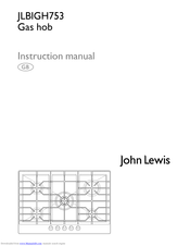 John Lewis JLBIGH753 Instruction Manual