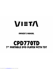 VIETA CPD770TD Owner's Manual