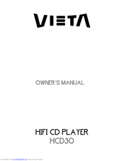 VIETA HCD30 Owner's Manual