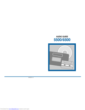 VISTEON 5500 Audio Manual