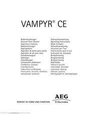 AEG ELECTROLUX VAMPYR CE Operating Instructions Manual
