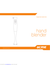 Acme BE-100 User Manual
