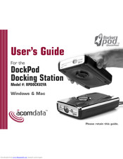 Acomdata DockPod RPDOCKU2FA User Manual