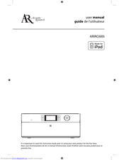 Acoustic Research ARIRC600i User Manual