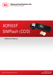 ACS ACR100F Reference Manual