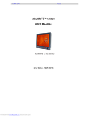Acura Embedded AcuBrite15-Nav User Manual