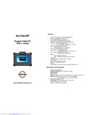 Acura Embedded AcuTab-M7 User Manual