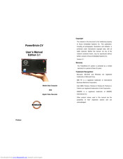 Acura Embedded PowerBrick-CV User Manual