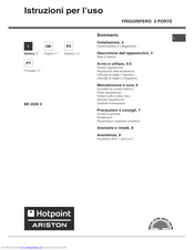Hotpoint Ariston BD 2930 V Operating Instructions Manual